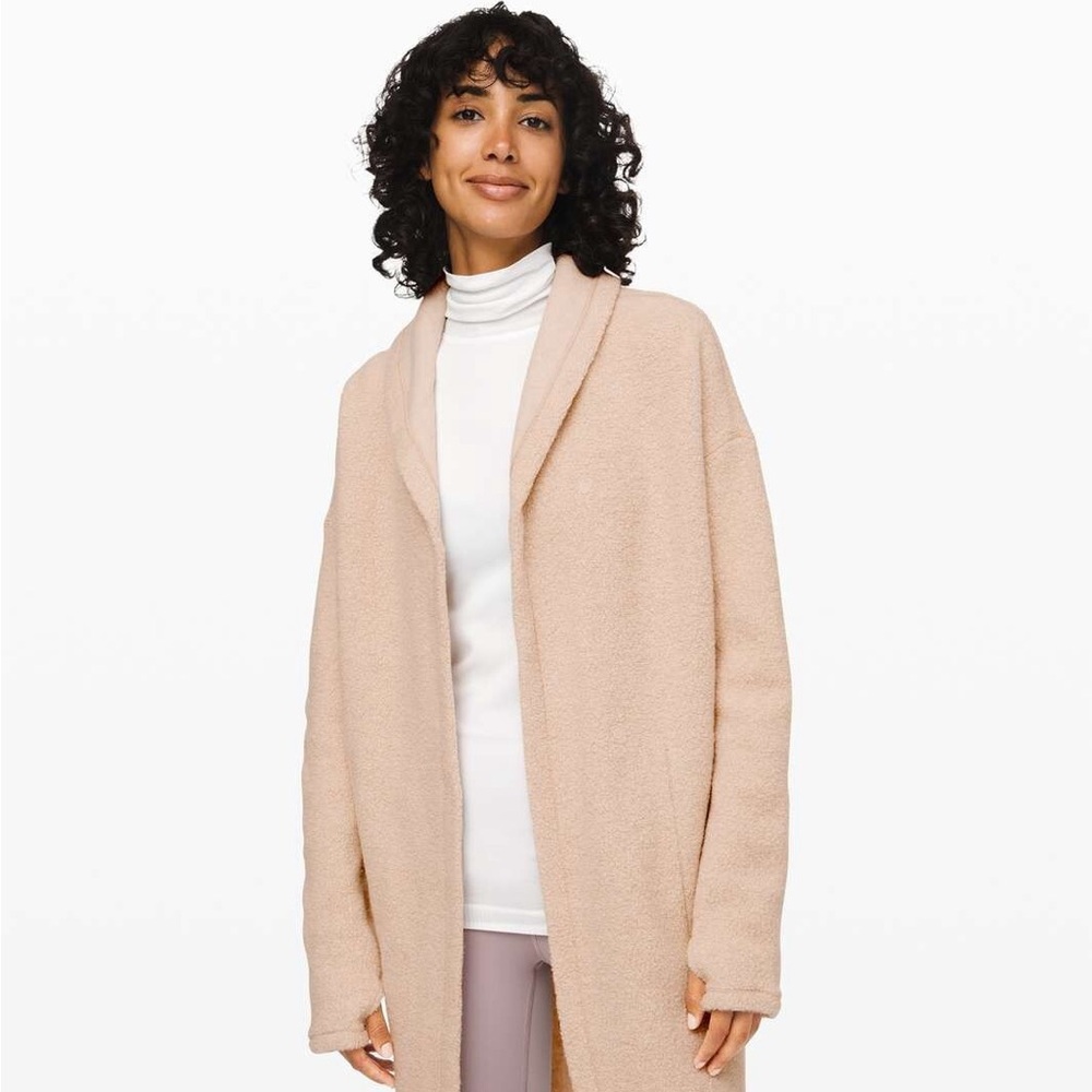 Lululemon Cream Wool Blend Jacket
